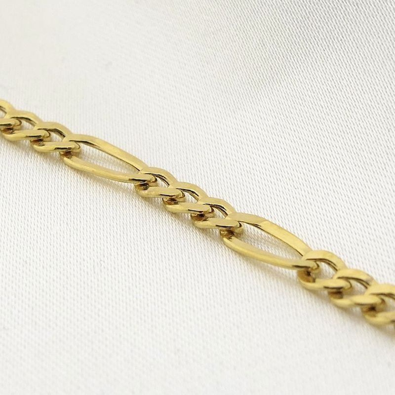 Image 7 of 9 carat Figaro link bracelet | 18.5 cm