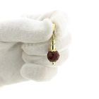 Image 10 of Vintage gold bullet pendant with carnelian