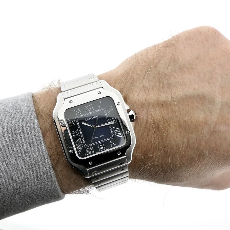 Image 16 of Cartier Santos 'Large' 4072 WSSA0018; Automatic men's watch