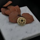 Image 4 of Vintage gold brooch/pendant with garnet