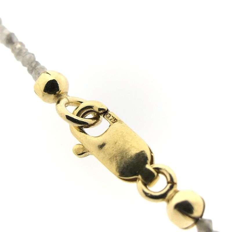 Image 4 of 9 carat necklace with uncut diamonds