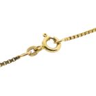 Image 6 of Antique gold Venetian link chain with fixed pendant and blood coral