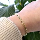 Image 8 of Gold anchor link bracelet | 19.5 cm