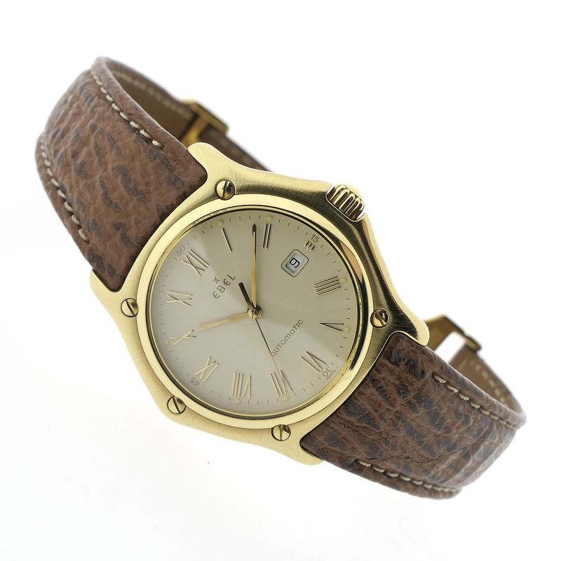 Image 12 of Ebel 1911 Automatic 893902; 18k gold watch