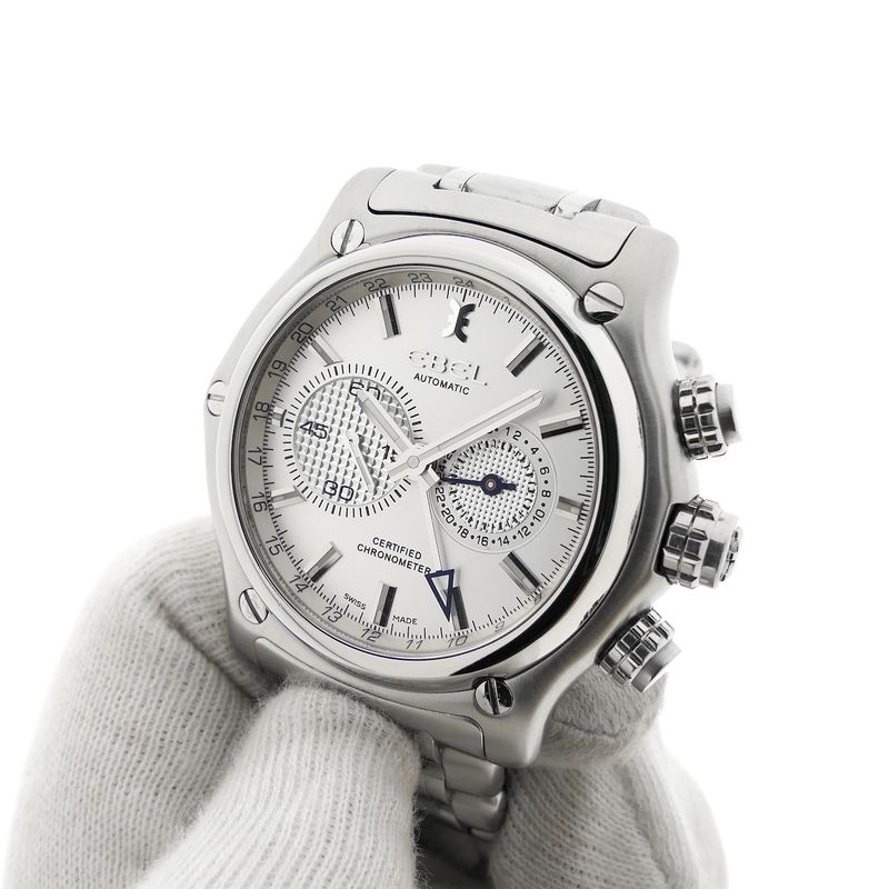 Image 8 of Ebel 1911 BTR Manufacture Chronograph; Automatic watch with GMT