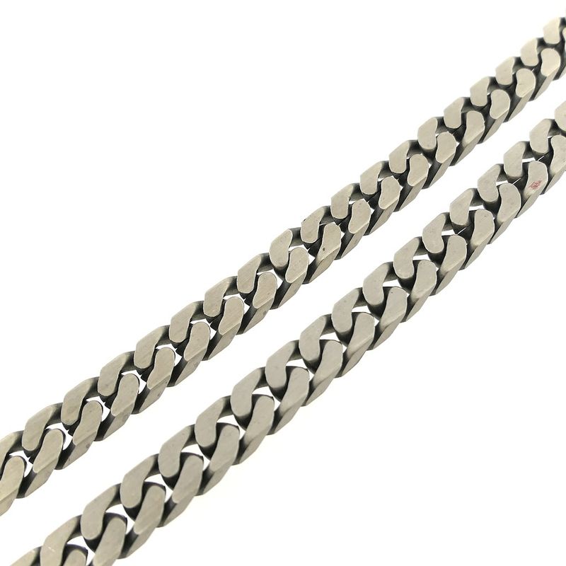 Image 7 of Silver robust gourmet link chain