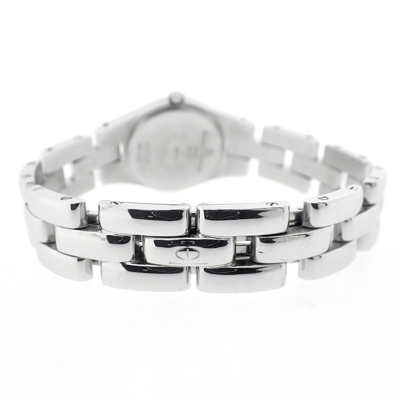 Image 3 of Baume Mercier Linea; 18k gold women's watch with diamonds and mother-of-pearl dial