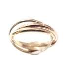 Image 3 of Tricolor gold trinity ring
