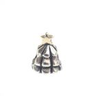 Image 1 of Pandora charm; Silver with gold; Christmas tree