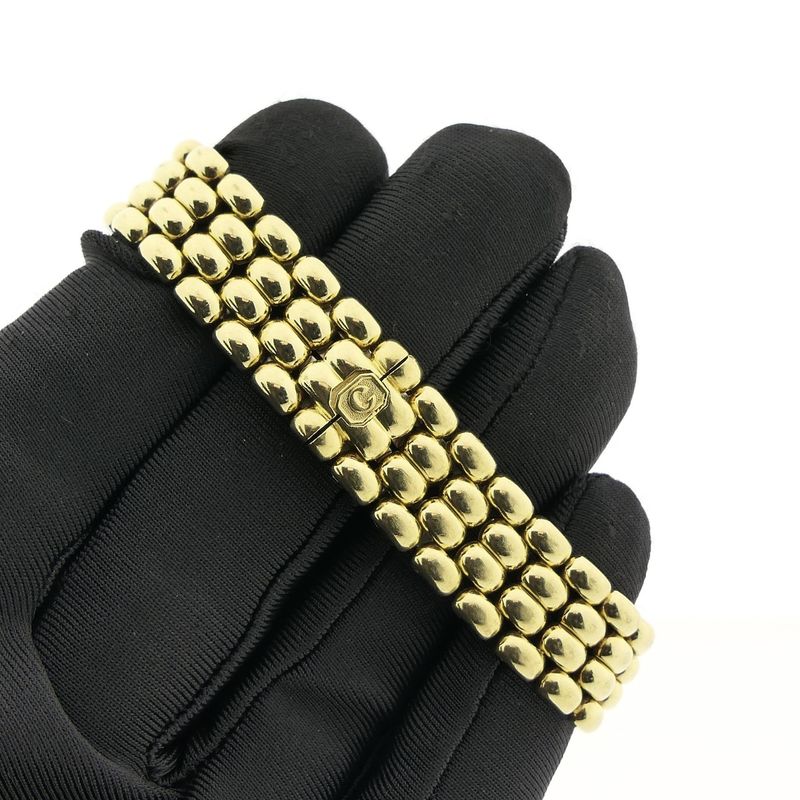 Image 10 of Chopard Happy Sport 27/6151; Exclusive 18k gold women's watch with diamonds