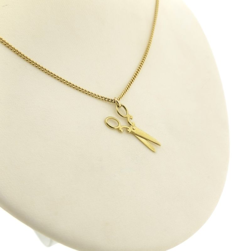 Image 10 of Gold pendant of scissors
