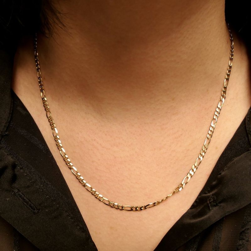 Image 9 of Golden Figaro link chain