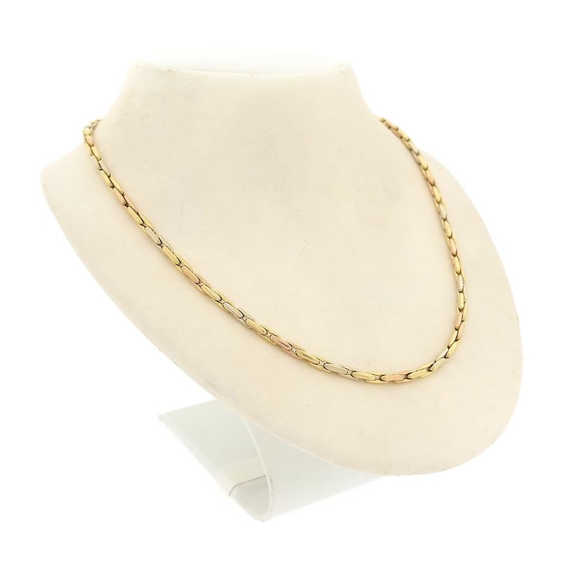 Image 3 of Tricolor gold cardano link chain