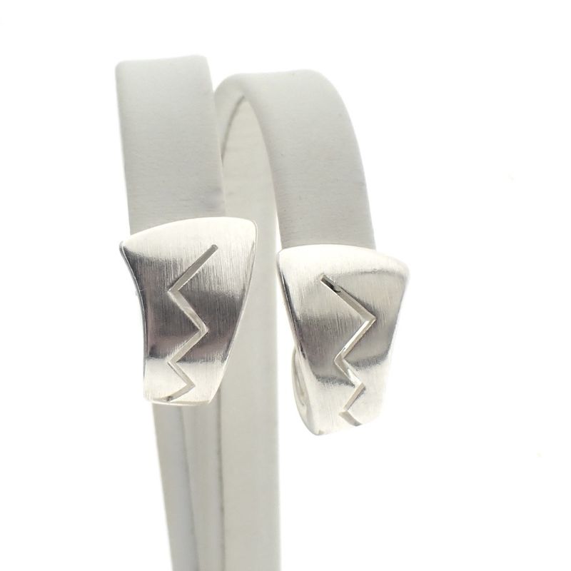 Image 4 of Silver fantasy stud earrings