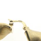 Image 5 of Gold spiral hoop earrings; Ø 45 mm