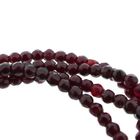 Image 3 of Antique Garnet Bead Bracelet with Gold Clasp