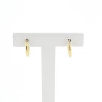 Gold earrings | Ø 13.5 mm