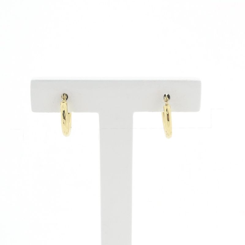 Image 1 of Gold earrings | Ø 13.5 mm