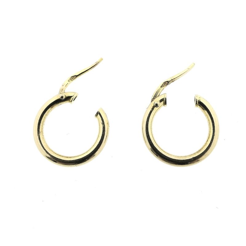 Image 5 of Gold earrings | Ø 14 mm