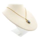 Image 7 of Gold pendant with hematite