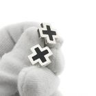 Image 7 of ILARA silver cross earrings