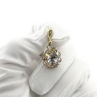 Image 7 of Gold pendant with Aquamarine