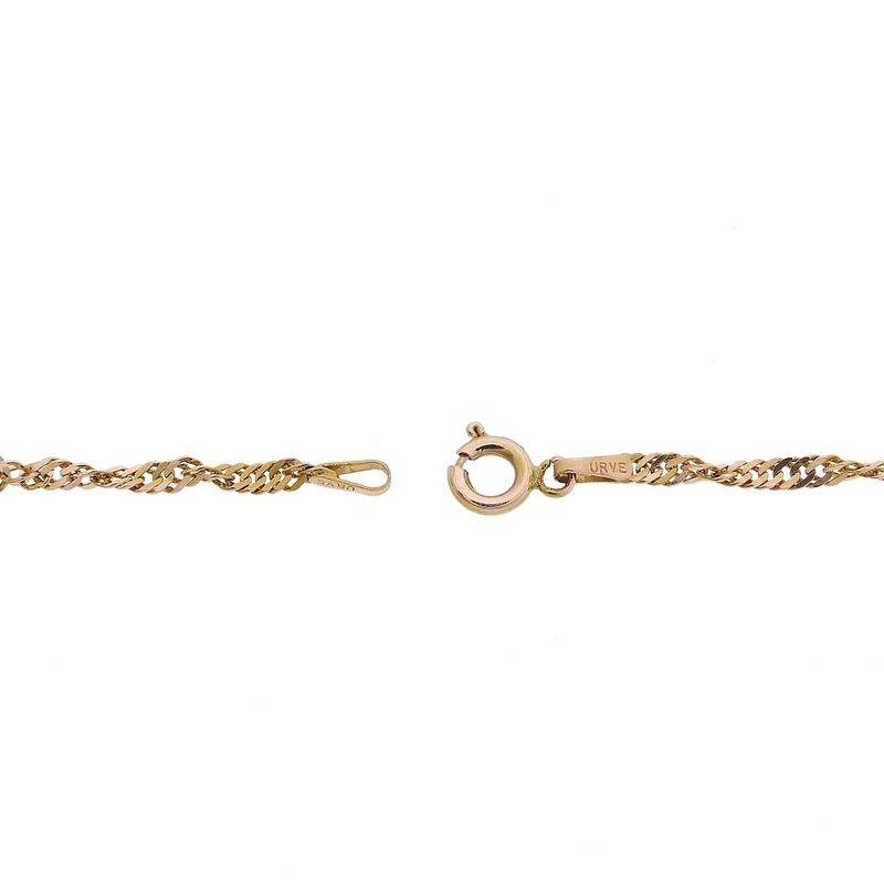 Image 3 of Rose gold twisted link chain
