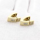 Image 11 of 14 Karat Gold Earrings with Zirconia