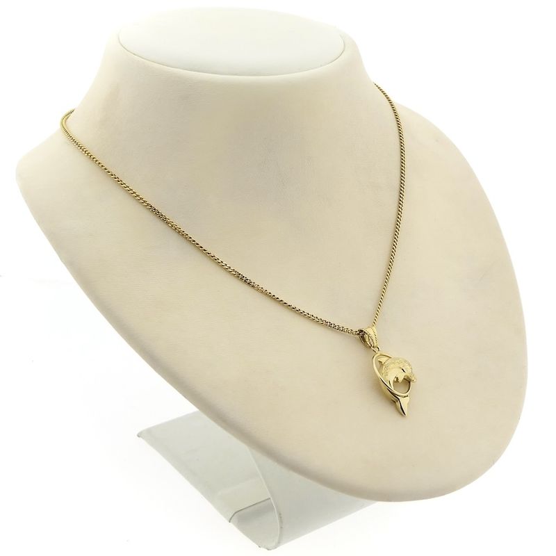 Image 9 of Golden dolphin pendant