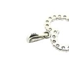 Image 6 of White gold heart pendant with zirconia