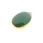 Image 7 of 18 carat gold pendant with aventurine