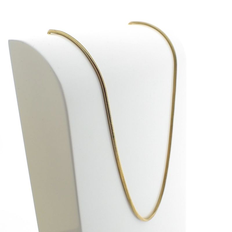 Image 6 of 18 carat snake link chain | 54 cm