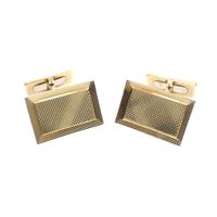 Gold cufflinks