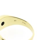 Image 6 of Gold men's ring with diamond; 0.20 ct.