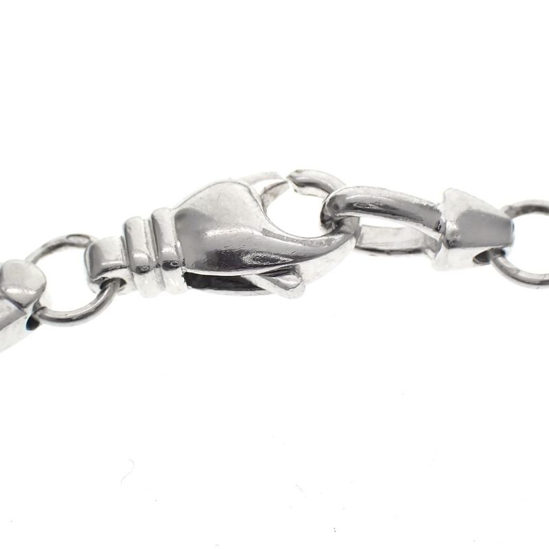 Image 5 of Silver matte link bracelet | 19 cm