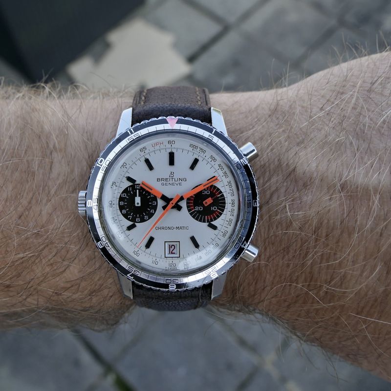 Image 15 of Breitling Chrono-Matic 2110; Automatic vintage chronograph watch