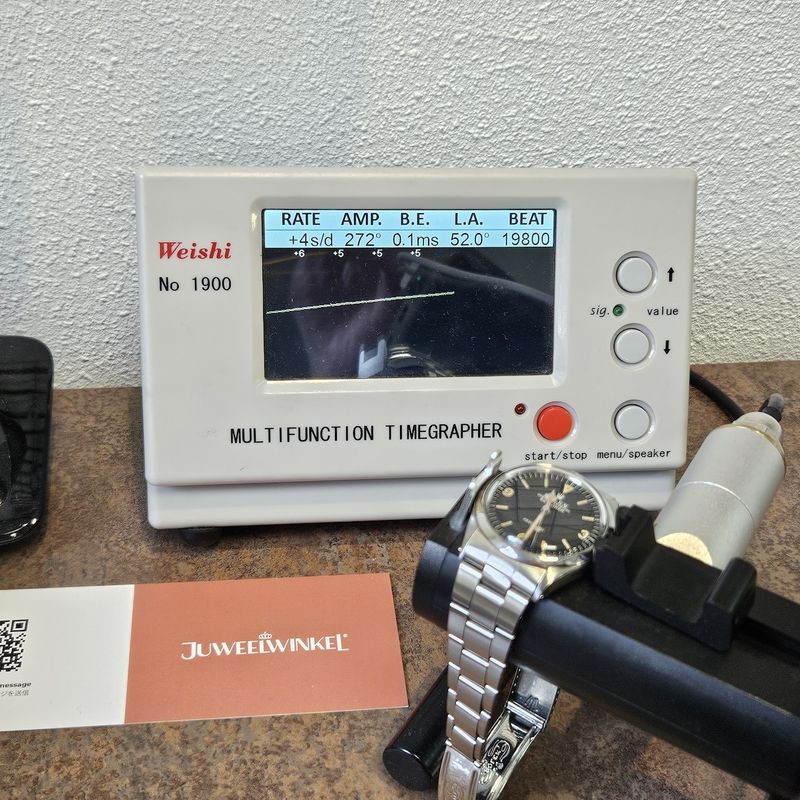 Image 30 of Rolex Airking/Explorer 5500; Automatic vintage watch from 1972 (with aftermarket modifications)