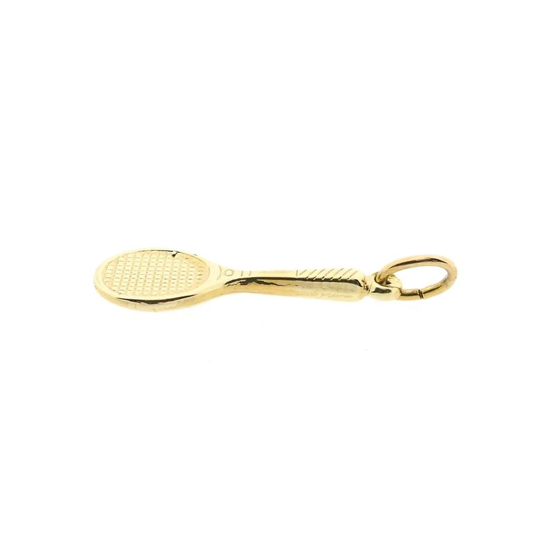 Image 7 of Gold pendant of a tennis racket