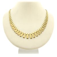 Golden Cleopatra necklace.