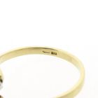 Image 6 of Gold ring with diamonds; 0.015 ct.