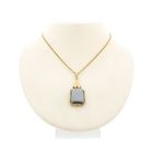 Image 7 of Gold pendant with hematite