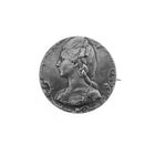 Image 1 of Vintage silver brooch with woman