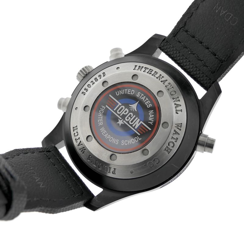 Image 17 of IWC Pilot's Watch Double Chronograph 'Topgun' IW379901; Automatic men's watch