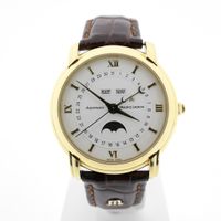 Maurice Lacroix Masterpiece Moonphase; 18k gold men's watch