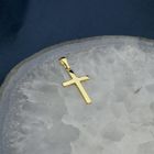 Image 2 of 18 carat gold pendant of a cross