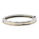 Image 3 of BVLGARI Steel and gold women's bracelet; Model B.ZERO 1
