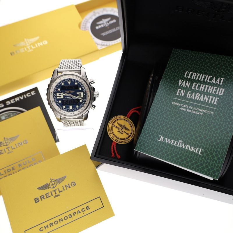 Image 4 of Breitling Chronospace A78365; Men's pilot's watch