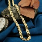 Image 2 of Exclusive long gold flat king chain | 60 cm