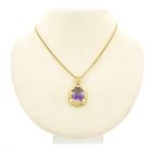 Image 4 of Gold pendant with amethyst