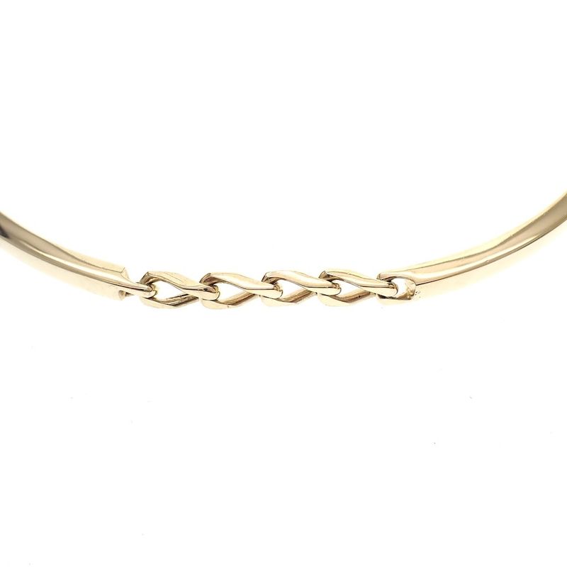 Image 2 of Exclusive gold bar necklace; Choker